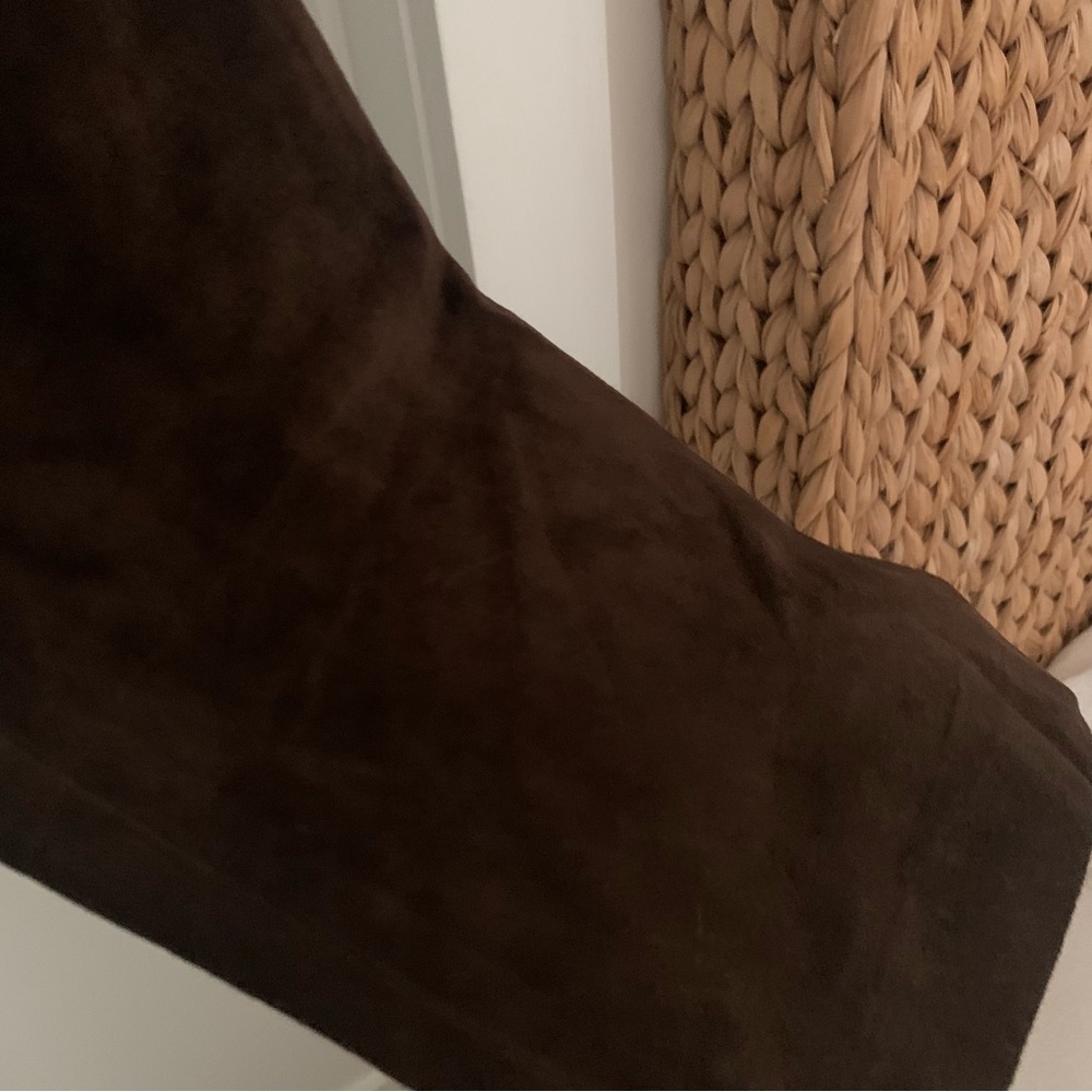 Lord & Taylor Brown Suede Pants - Picture 11 of 15